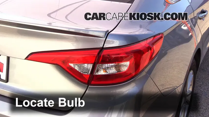 2015 Hyundai Sonata SE 2.4L 4 Cyl. Lights Turn Signal - Rear (replace bulb)